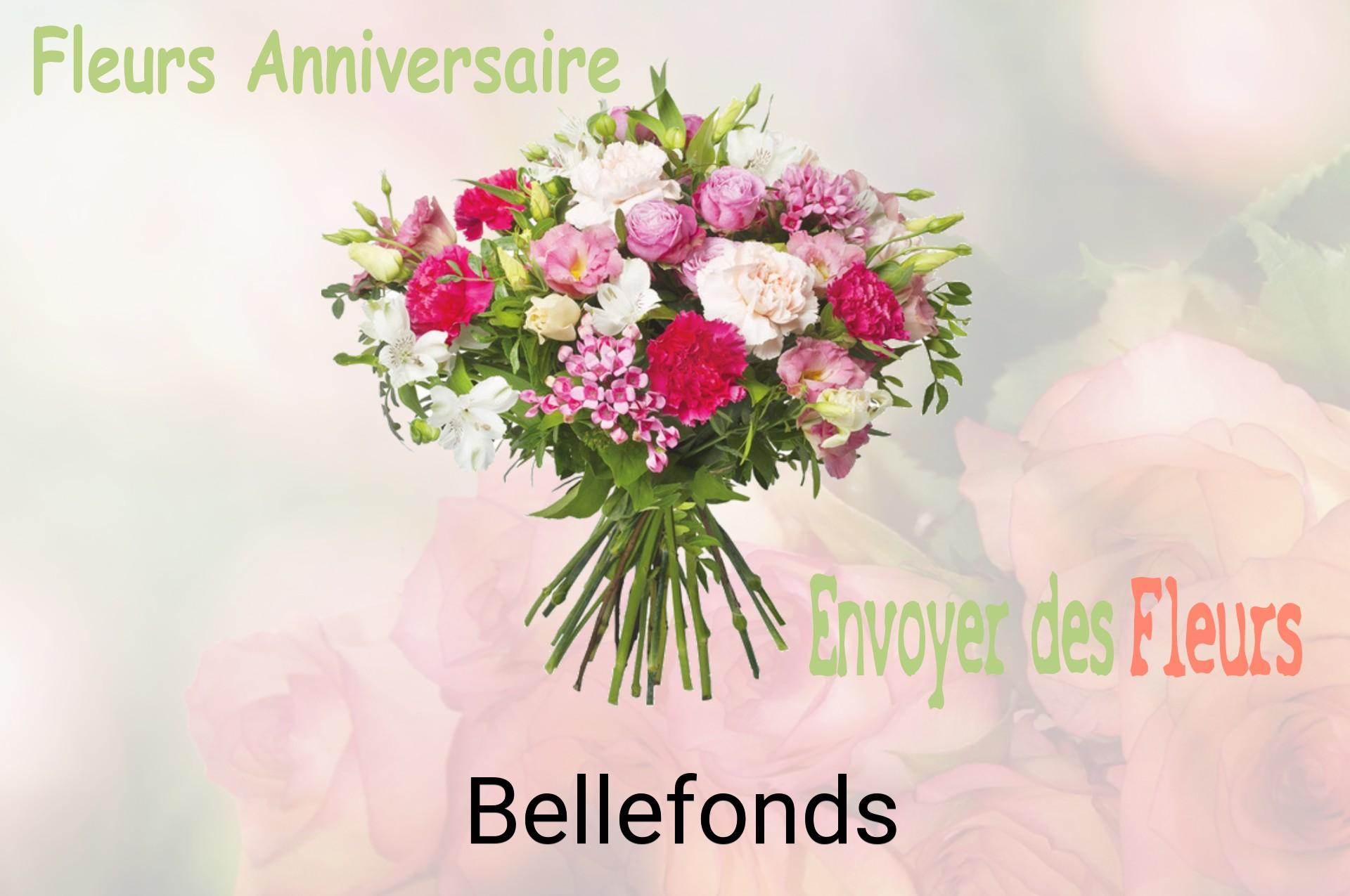 Bouquet de fleurs d’anniversaire livré à Bellefonds